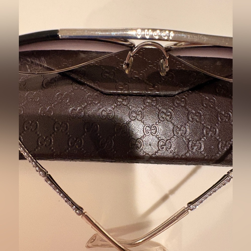 Gucci collectors! Silver frame with crystals - Picture 6 of 11